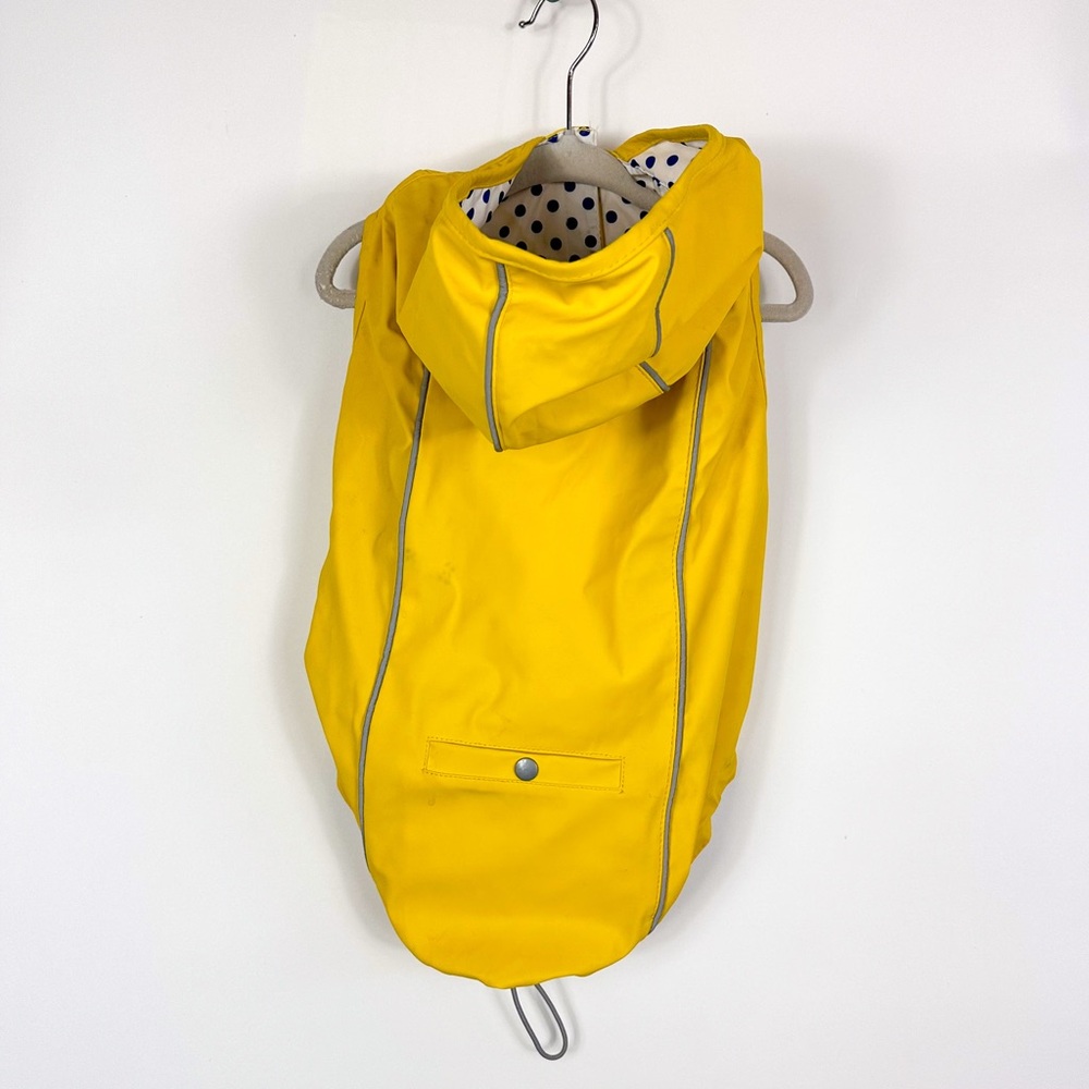 Novogratz Yellow Polka Dot Dog Rain Coat